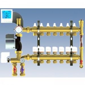 CDX20.1 ... podlahové vytápěcí centrum pro regulaci teploty směšování vody